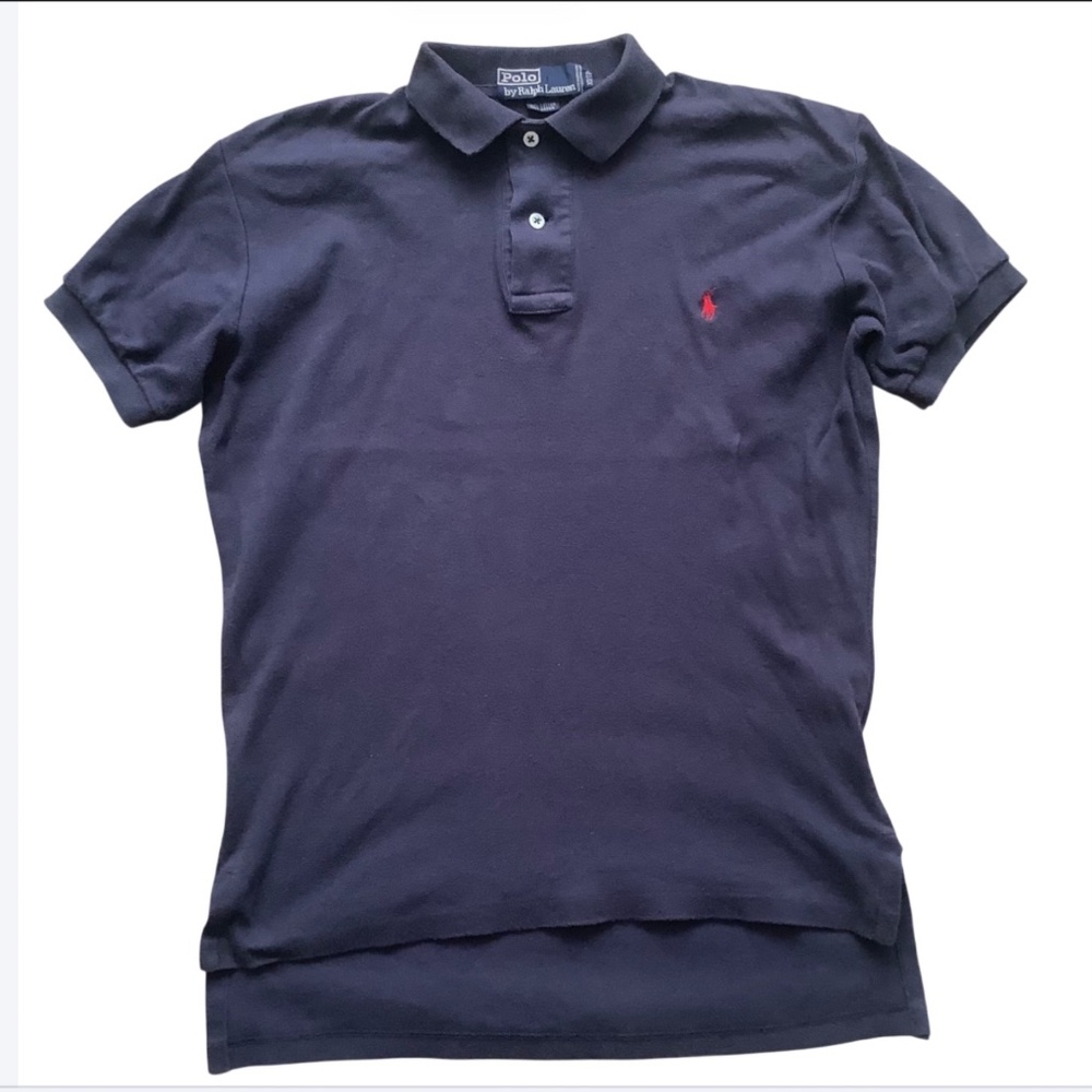 VINTAGE POLO By RALPH LAUREN Short Sleeve Blue Polo Shirt
